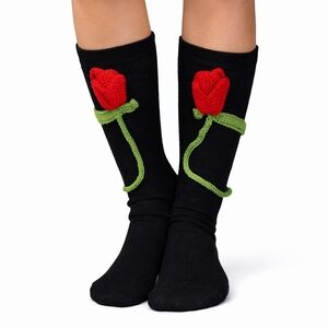 Dolls Kill Rosebud Knit Sicks NEW